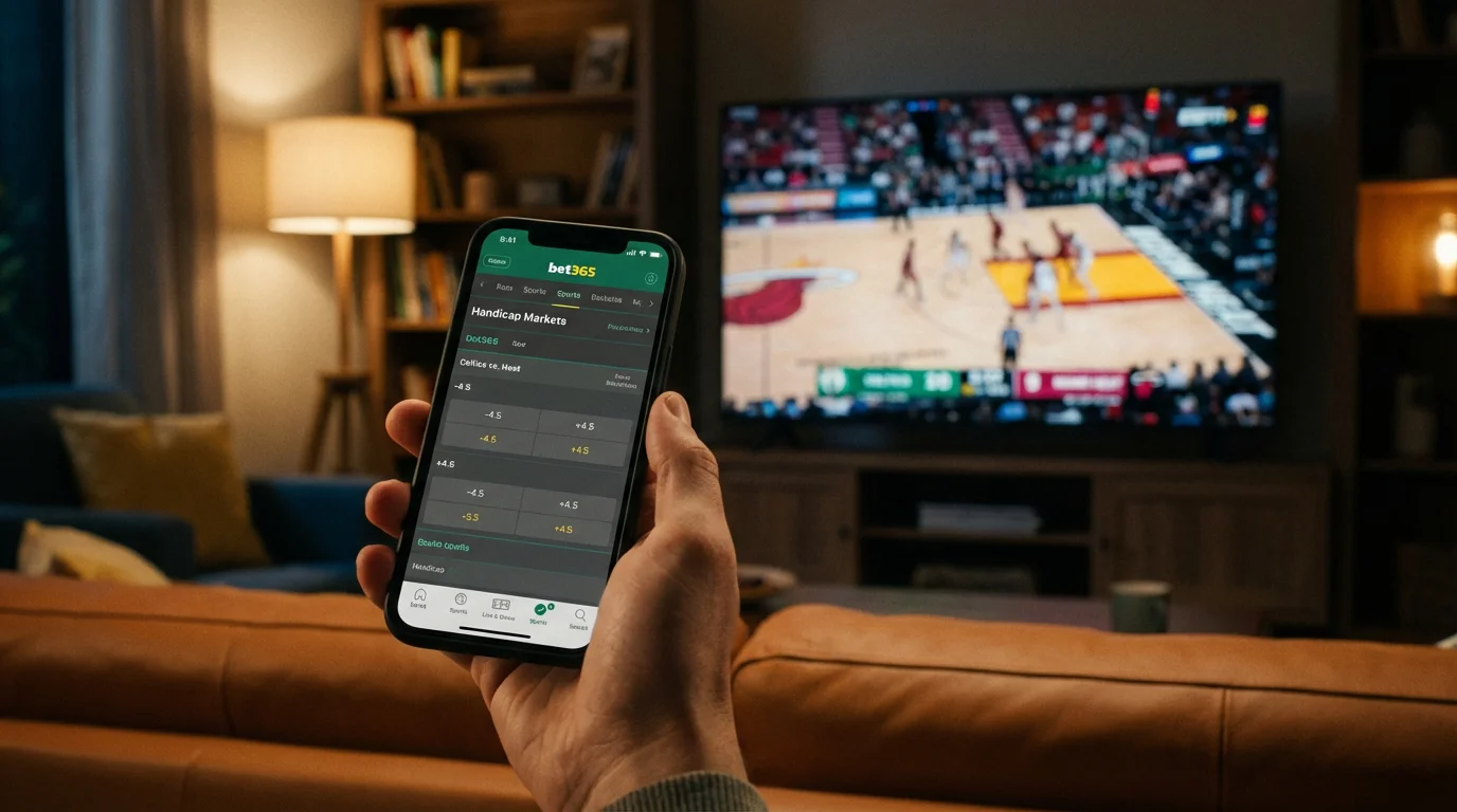 Apostar no handicap de basquetebol pelo telemóvel em Portugal